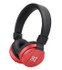 KlipX Fury RED BT Wireless On-Ear Headphones with Built-in Microphone