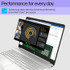Hp 15.6" i3 8GB DDR4 256GB SSD Finger Print Reader Intel UHD Graphics 12th Gen Win 11 Home-Silver