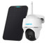 Reolink 5MP Battery operated Outdoor Wifi 2.4/5Ghz Camera Pan Tilt Argus PT & Solar Panel-White