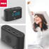 RCA Digital Alarm Clock Radio with LED Display, USB Charging Port, FM Radio with Presets, Dual Wake, Sleep Timer and Snooze Functions-Black