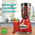 Brentwood 12 Speed Blender with Plastic Jar- Red.