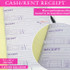 Bazic Cash or Rent Receipt Book 2 Part Carbonless 7 5/8" x 10 7/8" 200 Sets