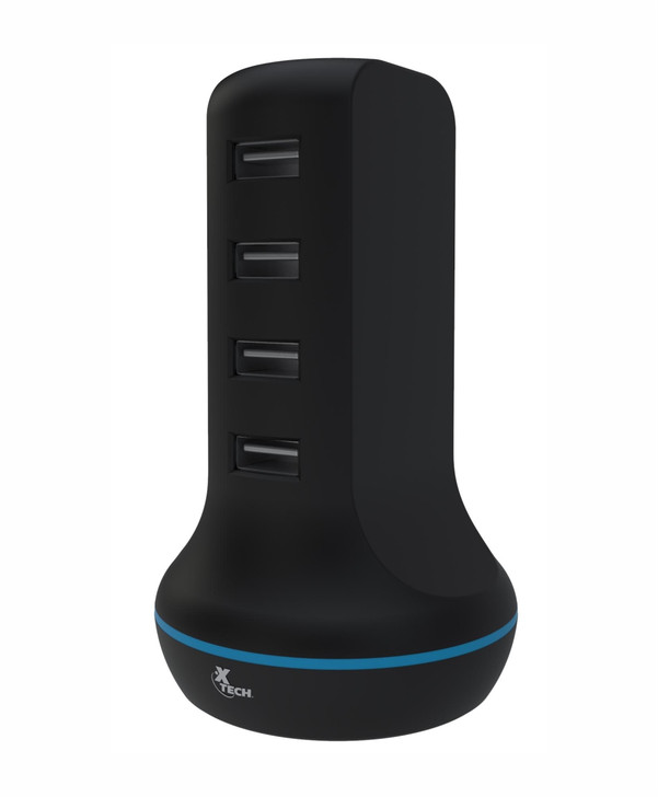 Xtech 4 Port USB 6A Power Charging Station