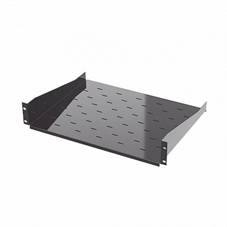 Linkedpro 2U 13.5" Deep 19" Fixed Steel Shelf for Rack