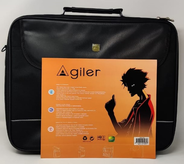 Agiler 17" Slim Shoulder Strap Laptop Bag
