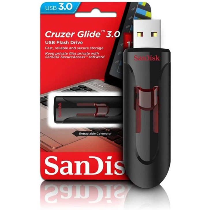 Sandisk 128GB 3.0 Cruzer Glide USB Flash Drive