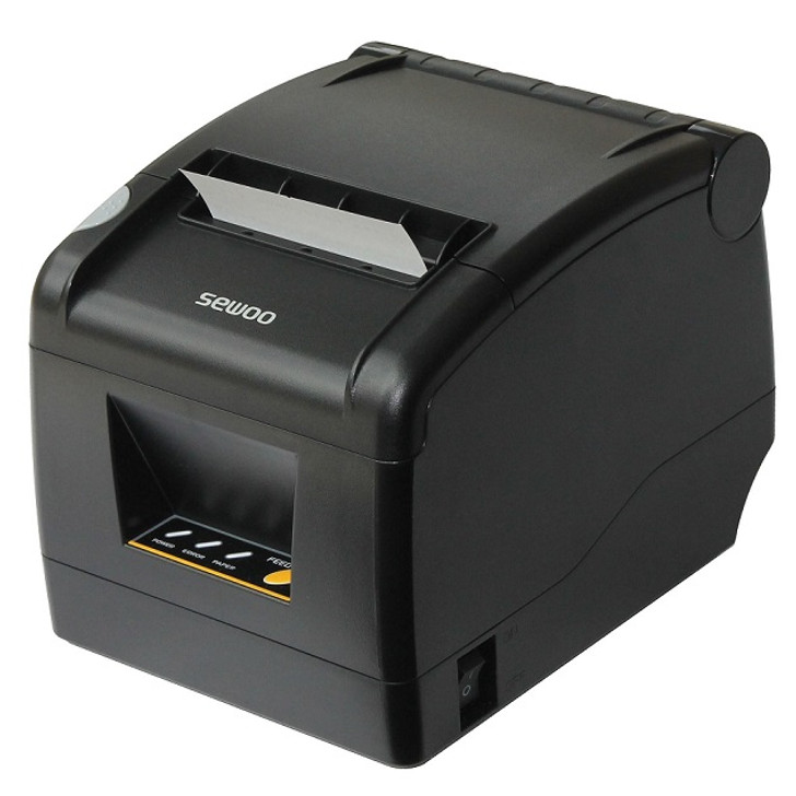SEWOO Direct Thermal POS Receipt Printer, Ethernet, USB, Serial