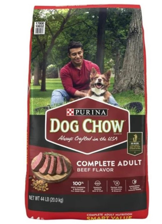 Purina Dog Chow Complete Adult, Beef, 44 lb. Bag