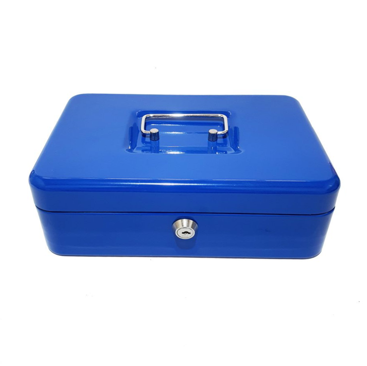 Studmark Blue 10" Cash Box with Key