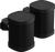 Sonos One Wall Mount (Pair) Accessory Black