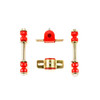 1968 1969 1970 Chevrolet Chevelle Red Polyurethane New Front End Suspension Bushing Set