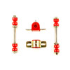 1958-1964 Chevrolet Full Size Red Polyurethane New Front End Suspension Bushing Set