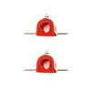 1973 Chevrolet Camaro Red Polyurethane New Sway Bar Link and Bushing Set