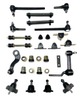 1961 1962 Chevrolet Full Size Black Polyurethane New Front End Suspension Master Rebuild Kit