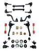 1968 1969 Plymouth Barracuda with Drum Brakes Red Polyurethane New Front End Suspension Master Rebuild Kit