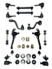 1968 1969 Plymouth Duster Valiant with Drum Brakes Black Polyurethane New Front End Suspension Master Rebuild Kit