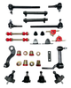 1961 1962 Chevrolet Full Size Red Polyurethane New Front End Suspension Master Rebuild Kit