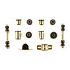 1970 1971 1972 1973 1974 Chevrolet Chevy II Nova Black Polyurethane New Front End Suspension Rebuild Kit
