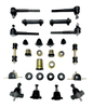 1965-1970 Chevrolet Full Size New Black Polyurethane Front End Suspension Rebuild Kit