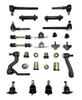 1968 1969 Chevrolet Chevy II Nova Power Steering Black Polyurethane New Front End Suspension Master Rebuild Kit