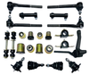 1973 Pontiac Bonneville Catalina Grandville Black Polyurethane New Front End Suspension Master Rebuild Kit