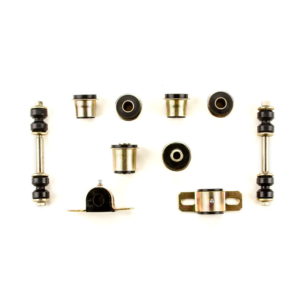 1962-1967 Chevrolet Chevy II Nova Black Polyurethane New Front End Suspension Bushing Set