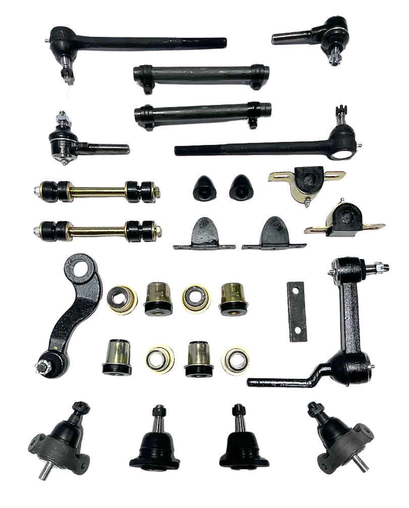 1961 1962 Chevrolet Full Size Black Polyurethane New Front End Suspension Master Rebuild Kit