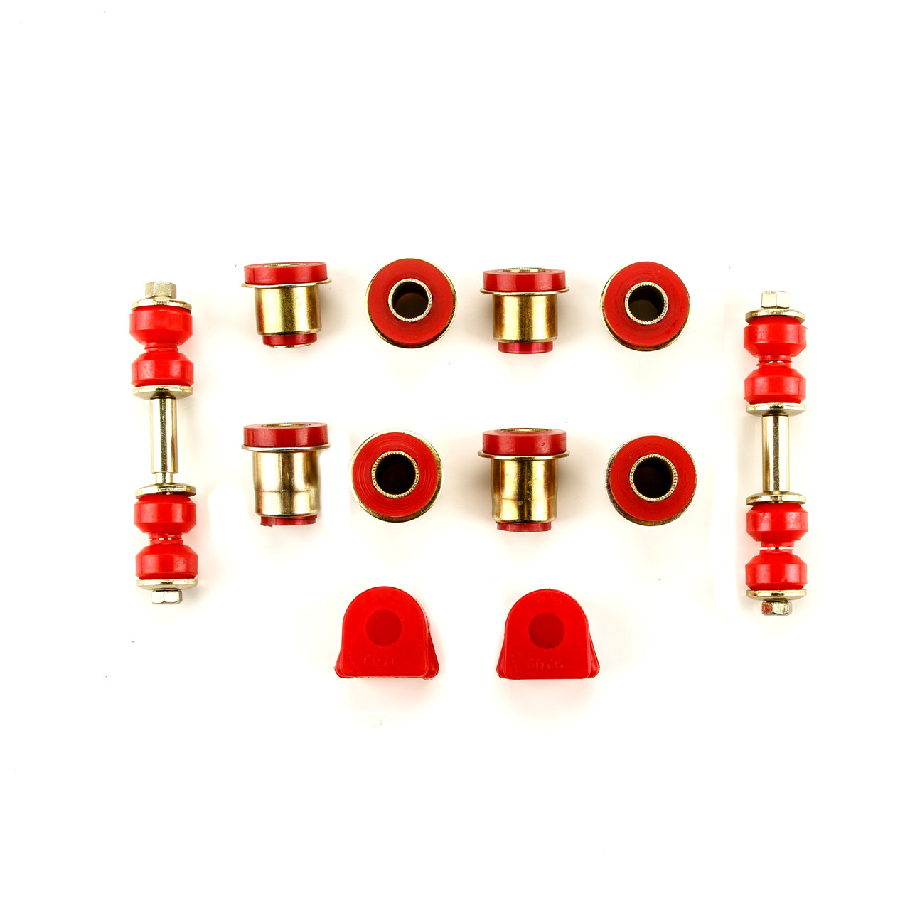 1975-1982 Chevrolet Corvette Red Polyurethane New Front End Suspension Rebuild Kit