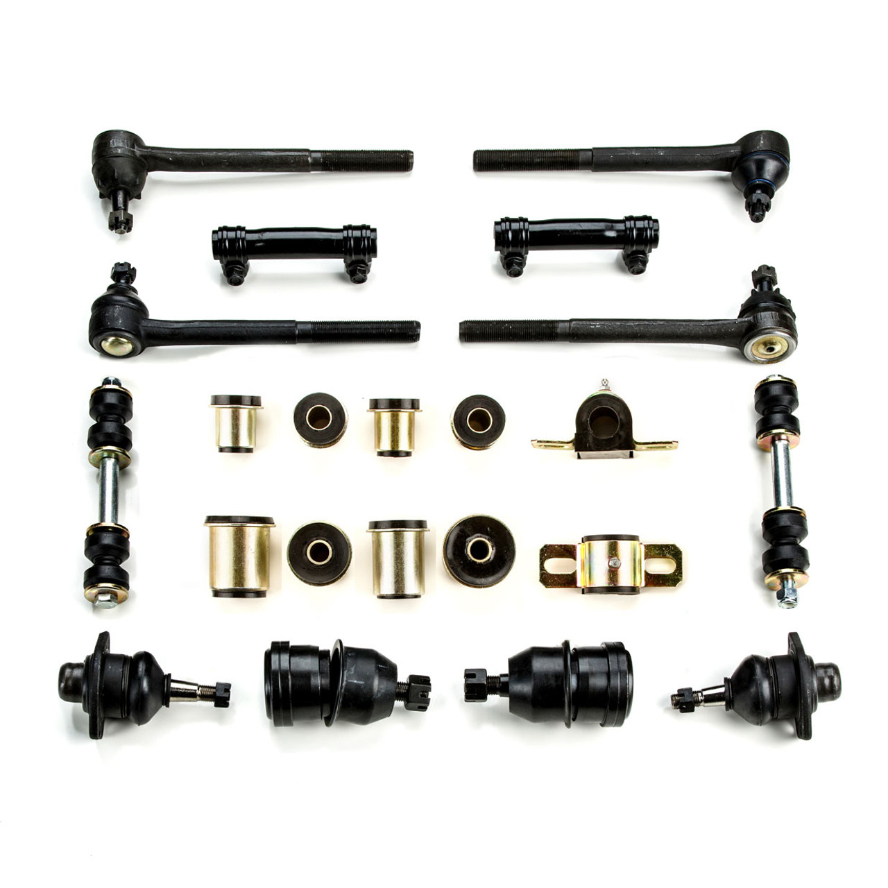 1973 Pontiac GTO LeMans Grand Am Black Polyurethane Front End Suspension Rebuild Kit