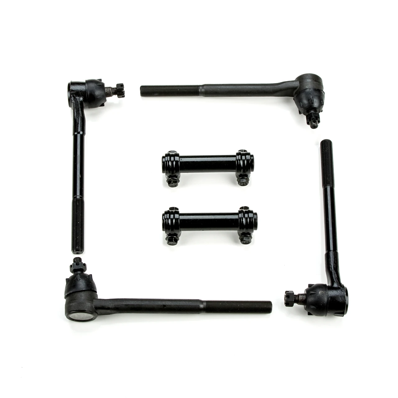 1970 Chevrolet Chevelle Monte Carlo El Camino Black Polyurethane New Front End Suspension Master Rebuild Kit with Oval Control Arm Bushings
