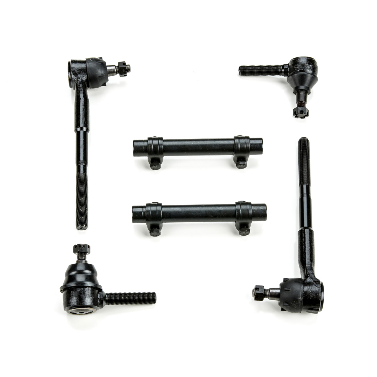 1955 1956 1957 Chevrolet Full Size Black Polyurethane New Front End Suspension Master Rebuild Kit with Idler Arm Bushing Repair Kit 1955 1956 1957 Chevrolet Full Size Black Polyurethane New Front End Suspension Master Rebuild Kit with Idler Arm Bushing Repair Kit