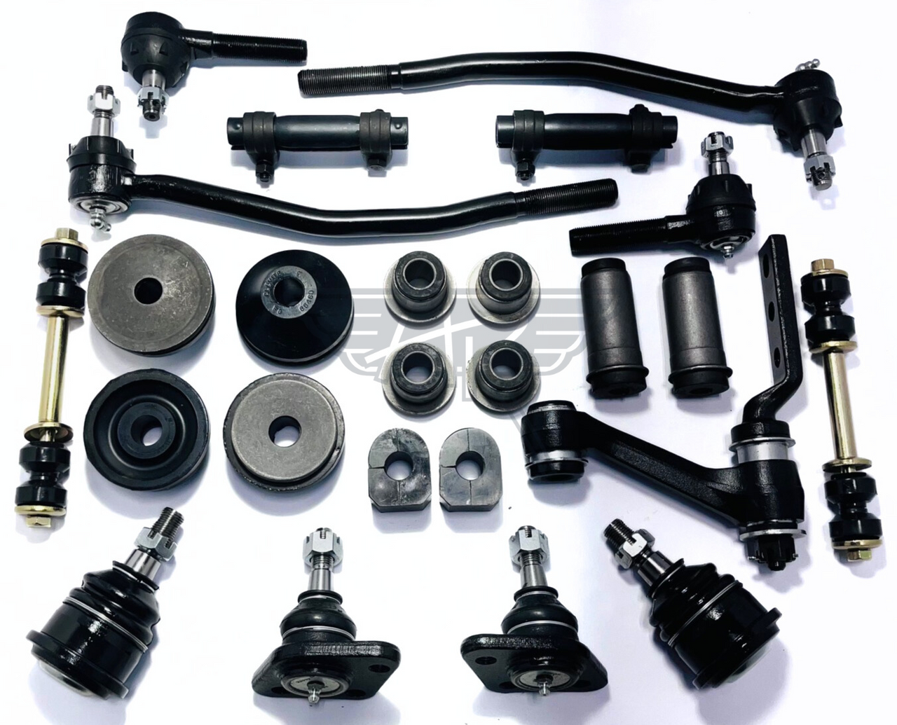 01/01/1973 - 05/14/1973 Ford Full Size New Front End Suspension Rebuild Kit with Inner Tie Rods