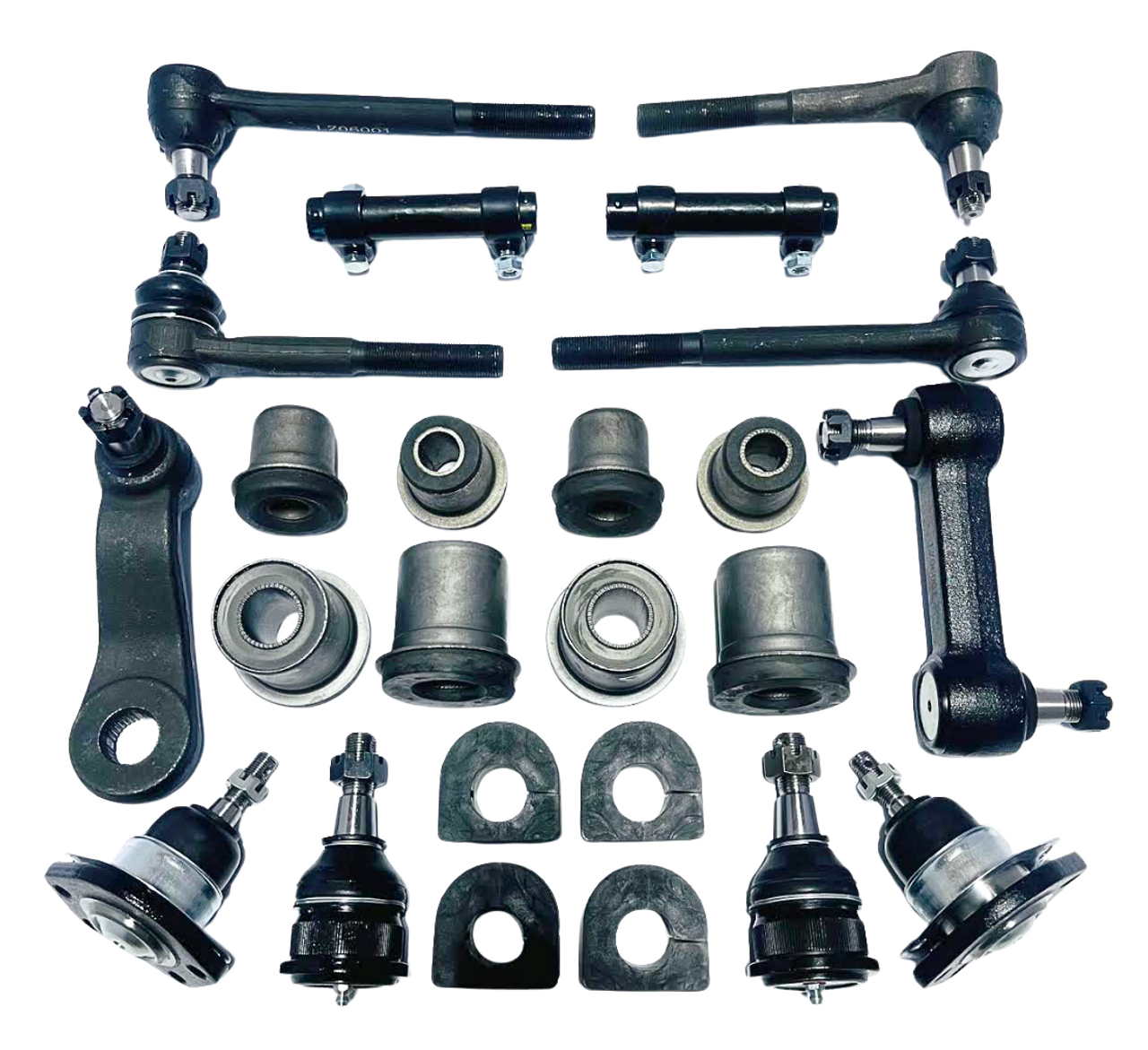 1983-1986 Chevrolet 2WD C10 1/2 Ton Pickup Blazer New Front End Suspension Master Rebuild Kit with Power Steering