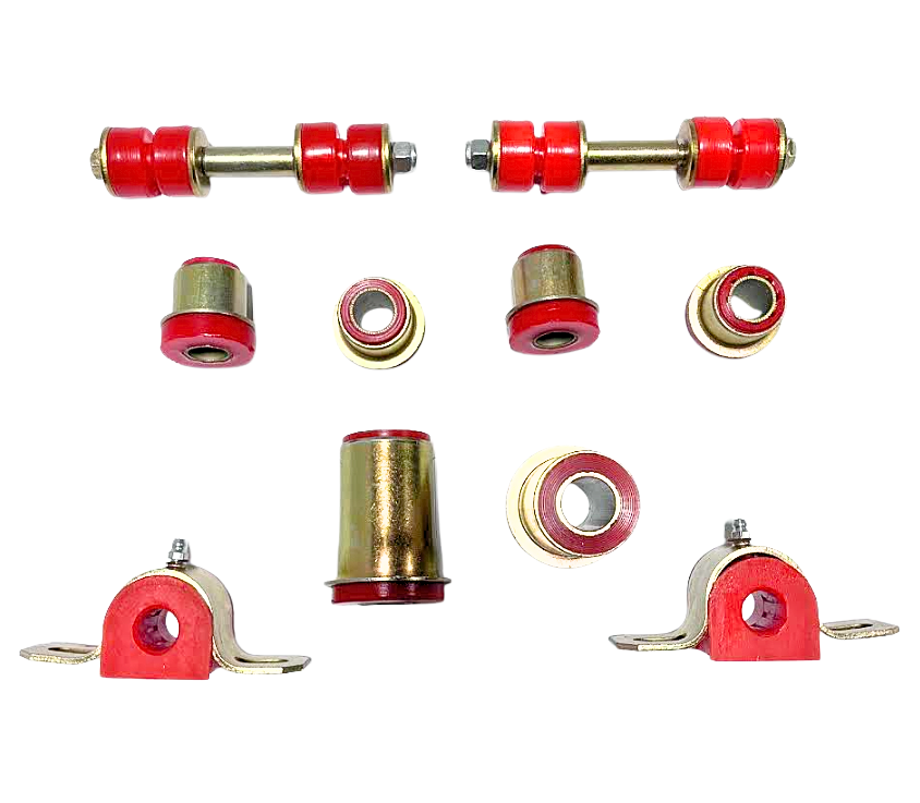 1965-1970 Chevrolet Full Size New Red Polyurethane Front End Suspension Rebuild Kit