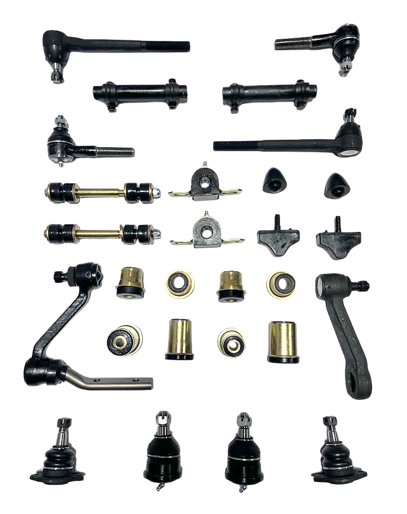 1967 Chevrolet Camaro Power Steering Black Polyurethane New Front End Suspension Master Rebuild Kit