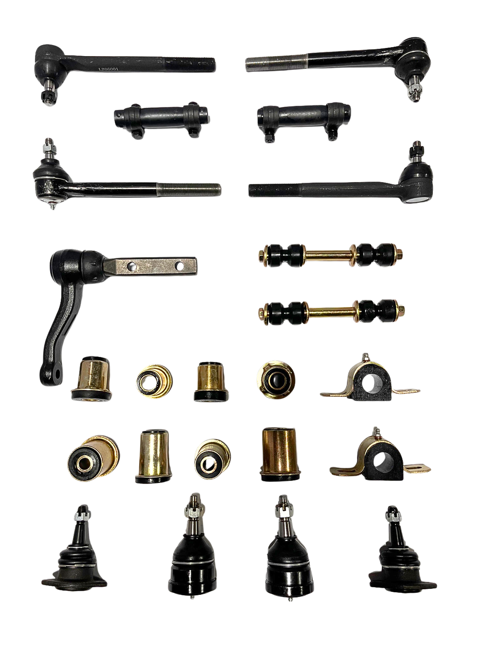 1975 1976 1977 Chevrolet Chevelle Monte Carlo El Camino Black Polyurethane New Front End Suspension Master Rebuild Kit