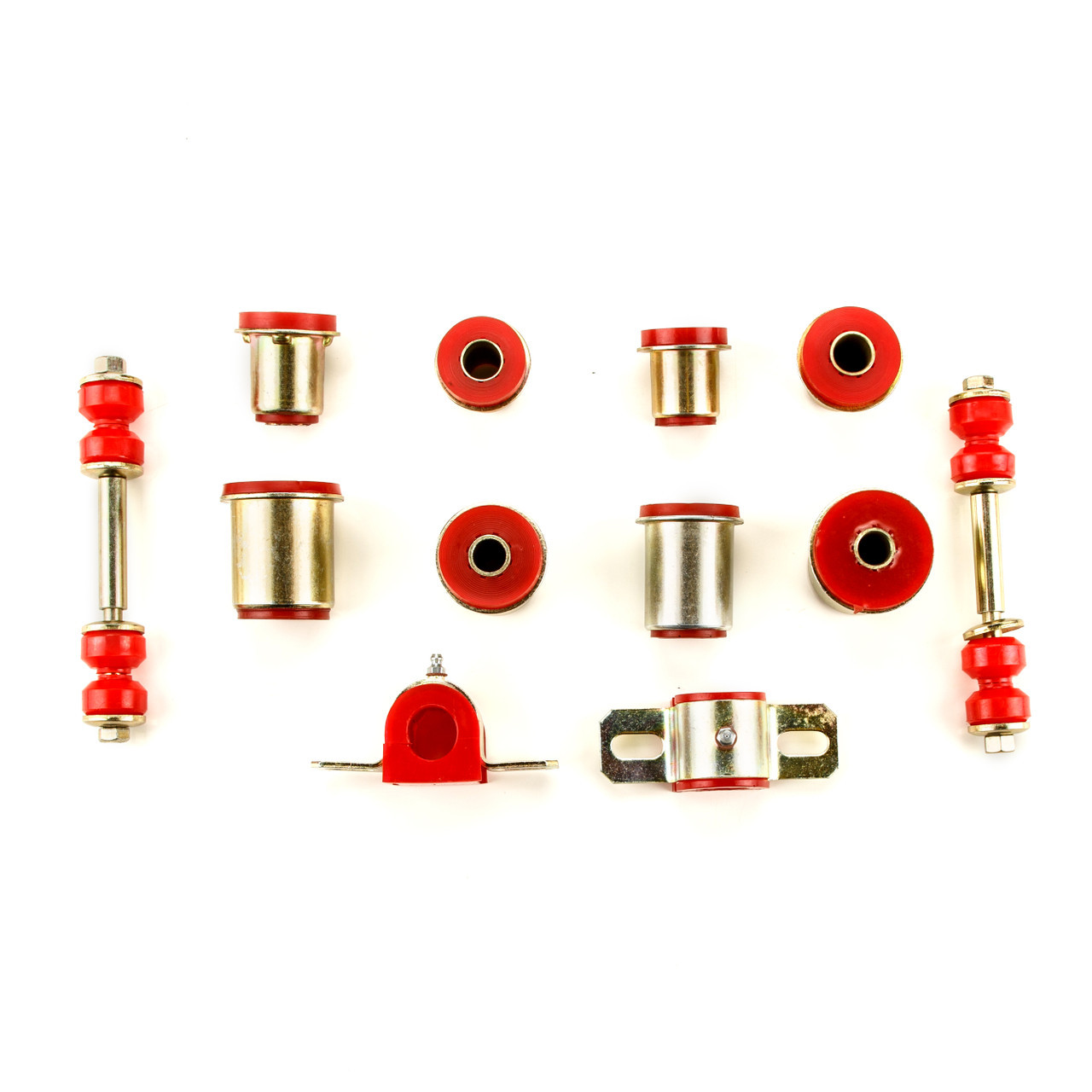 1975 1976 1977 Pontiac GTO LeMans Grand Am Red Polyurethane New Front End Suspension Master Rebuild Kit
