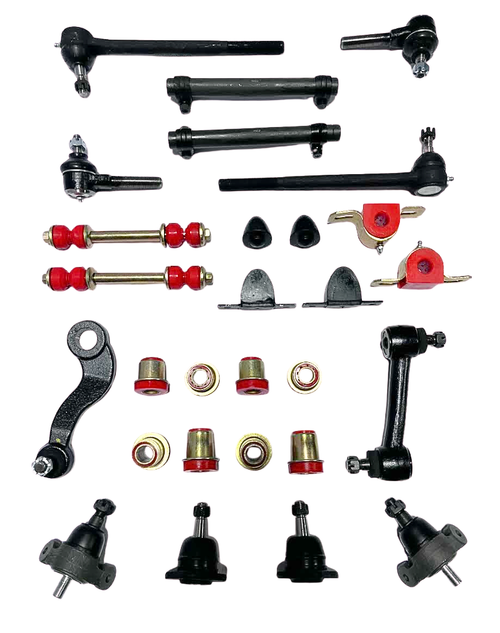 1958 1959 1960 Chevrolet Full Size Red Polyurethane Front End Suspension Master Rebuild Kit