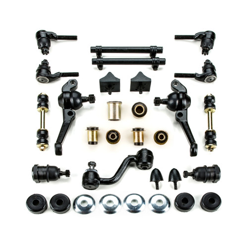 1962-1966 Plymouth Duster Valiant with Disc Brakes Black Polyurethane New Front End Suspension Master Rebuild Kit