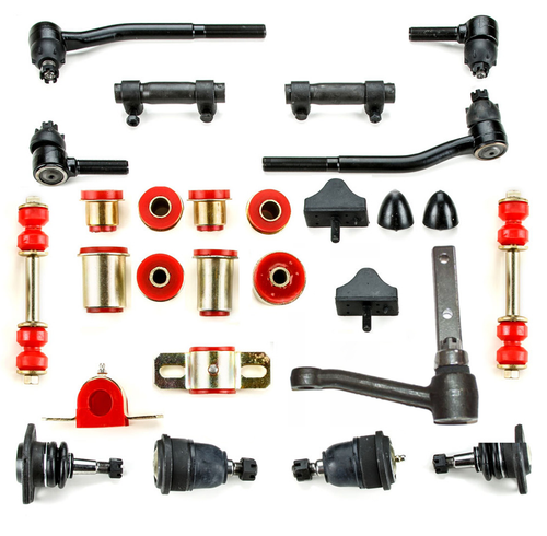 1969 Pontiac Firebird Trans Am Red Polyurethane New Front End Suspension Master Rebuild Kit