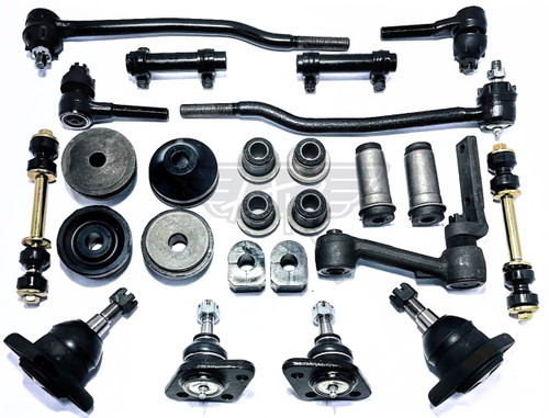 03/15/1972 - 08/08/1972 Ford Full Size New Front End Suspension Rebuild Kit with Inner Tie Rods 03/15/1972 - 08/08/1972 Ford Full Size New Front End Suspension Rebuild Kit with Inner Tie Rods