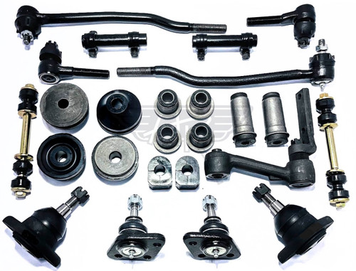 03/15/1972 - 08/08/1972 Mercury Full Size New Front End Suspension Rebuild Kit with Inner Tie Rods