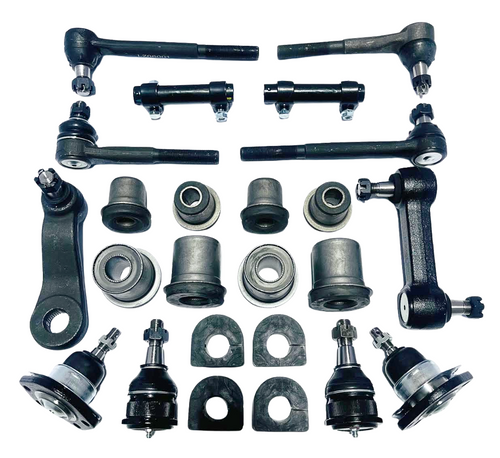 1983-1986 Chevrolet 2WD C10 1/2 Ton Pickup Blazer New Front End Suspension Master Rebuild Kit with Power Steering