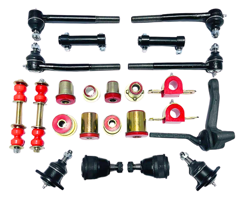 1974 Chevrolet Full Size Red Polyurethane New Front End Suspension Master Rebuild Kit 1974 Chevrolet Full Size Red Polyurethane New Front End Suspension Master Rebuild Kit