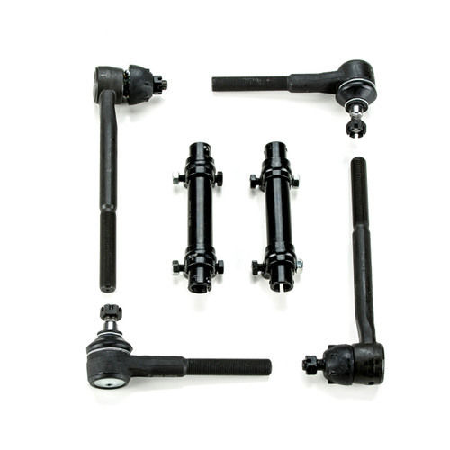 1968 1969 Chevrolet Chevy II Nova Power Steering Black Polyurethane New Front End Suspension Master Rebuild Kit