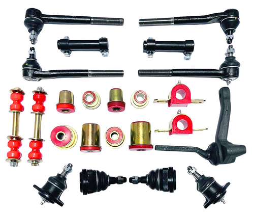 1973 Pontiac GTO LeMans Grand Am Grand Prix Red Polyurethane Front End Suspension Master Rebuild Kit