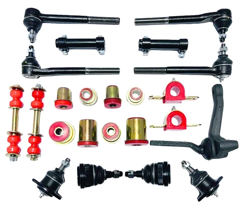 1973 Pontiac Bonneville Catalina Grandville Red Polyurethane New Front End Suspension Master Rebuild Kit