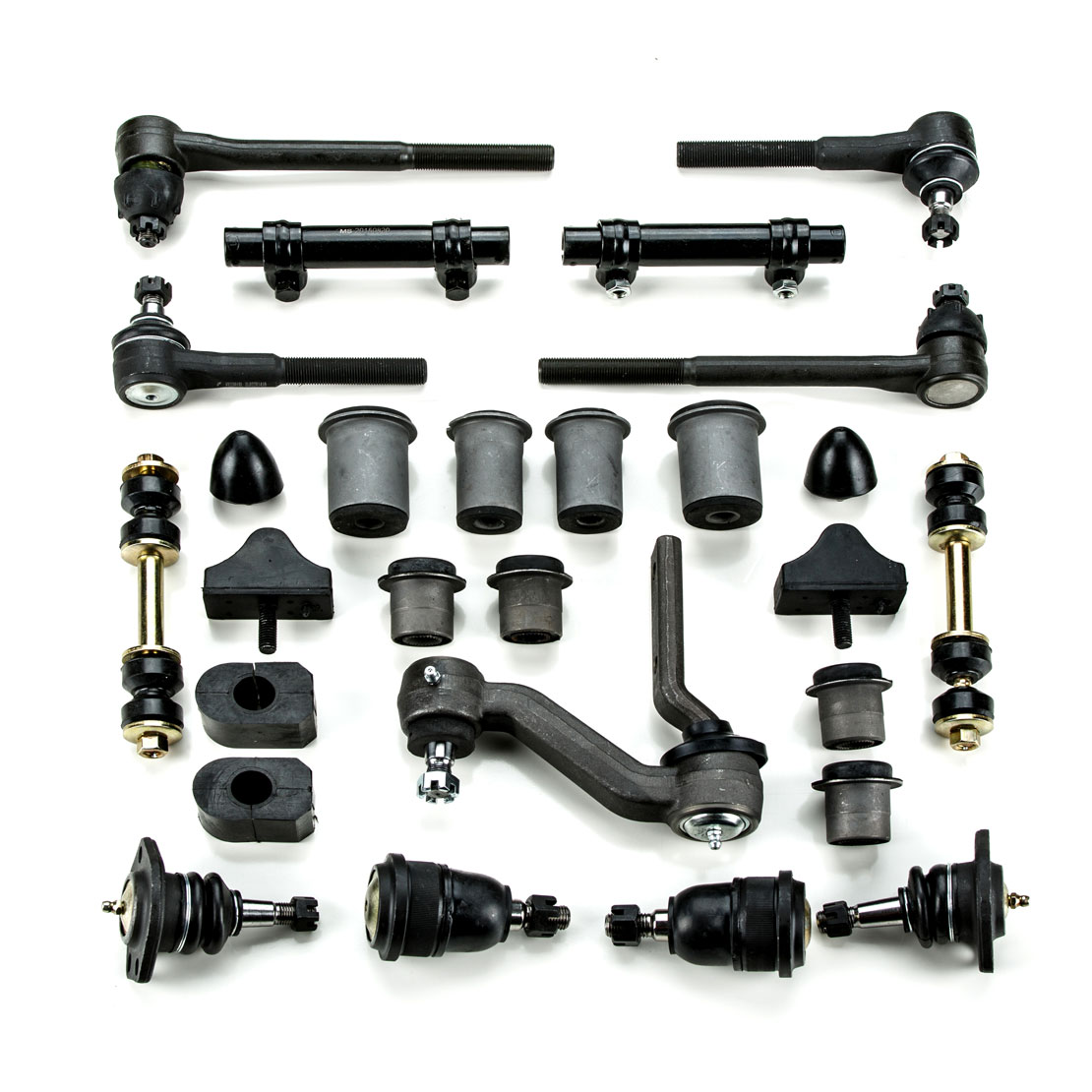 Tie Rod Rebuild Kit For 1963-1967 Chevy II Nova - Inner & Outer Set With Sleeves