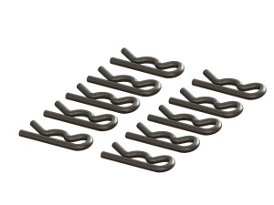 Arrma AR320209 SMALL BODY CLIP (BLACK) (10pcs) 1/10