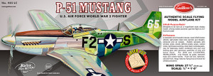 Guillow's 402LC P-51 Mustang 1/16 Guillow's 402LC P-51 Mustang 1/16